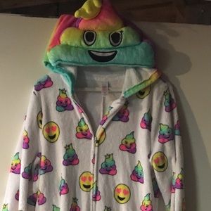 Girls Justice hooded pajamas